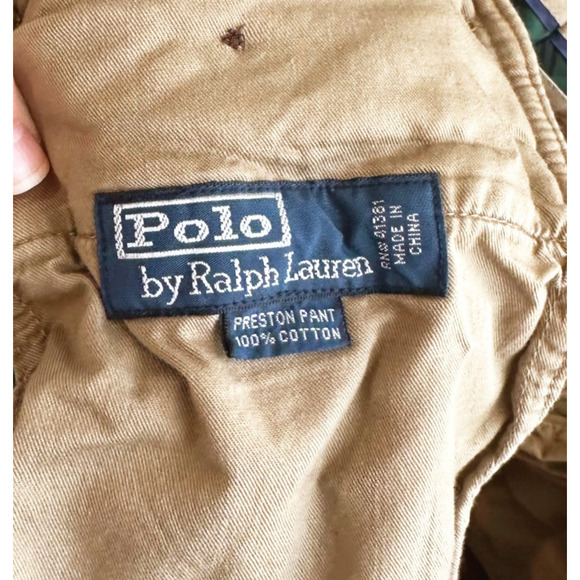 VTG 90s Polo Ralph Lauren Mens Wide Wale Corduroy Pants 38/30 Old Money Y2K - Picture 6 of 12